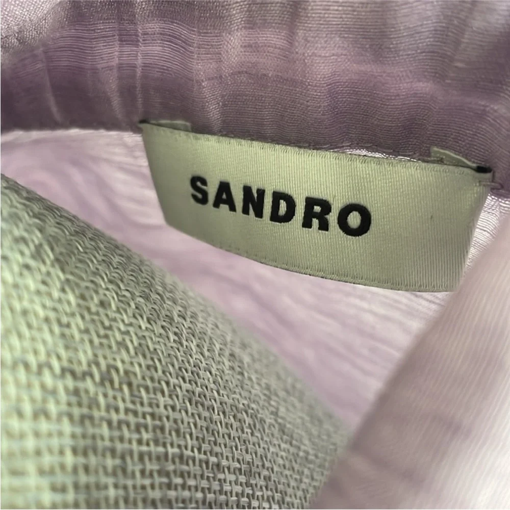 Sandro “Kya” Purple Mini Skater Dress for Night Out - EUC - Picture 5 of 6